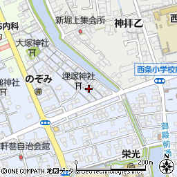 愛媛県西条市明屋敷724周辺の地図