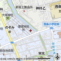 愛媛県西条市明屋敷721周辺の地図