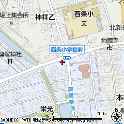 愛媛県西条市明屋敷212周辺の地図