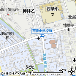 愛媛県西条市明屋敷213周辺の地図