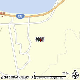 山口県大島郡周防大島町神浦周辺の地図