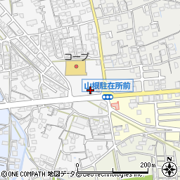 愛媛銀行ボーチェ角野出張所 ＡＴＭ周辺の地図