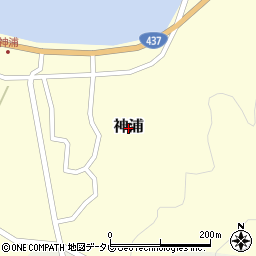 山口県周防大島町（大島郡）神浦周辺の地図