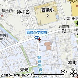 愛媛県西条市明屋敷208周辺の地図