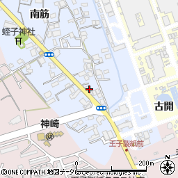 徳島県阿南市福村町南筋134周辺の地図