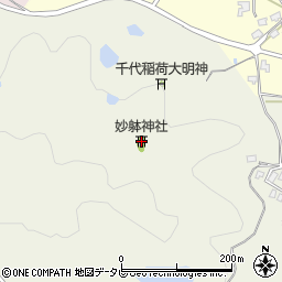 妙躰神社周辺の地図