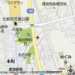 愛媛県西条市朔日市589周辺の地図