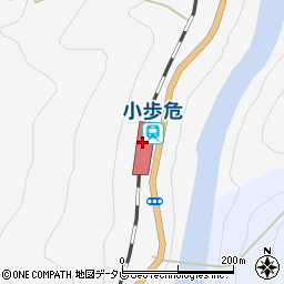 小歩危駅周辺の地図