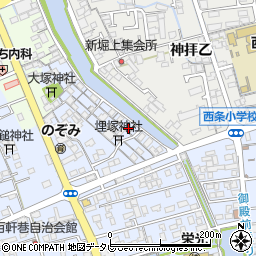 愛媛県西条市明屋敷733周辺の地図