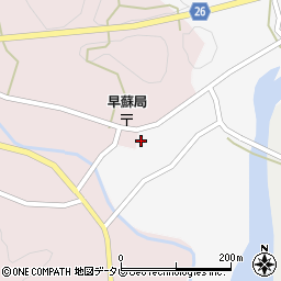 和歌山県日高郡日高川町早藤60周辺の地図