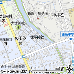 愛媛県西条市明屋敷731周辺の地図