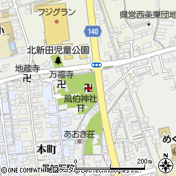 愛媛県西条市朔日市581周辺の地図