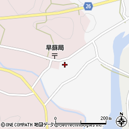 和歌山県日高郡日高川町早藤62周辺の地図