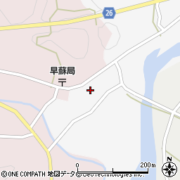 和歌山県日高郡日高川町早藤72周辺の地図