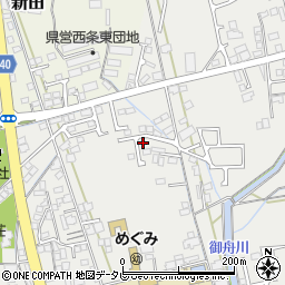 愛媛県西条市朔日市638周辺の地図