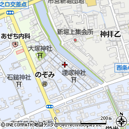 愛媛県西条市明屋敷743周辺の地図