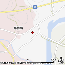 和歌山県日高郡日高川町早藤80周辺の地図