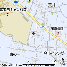 徳島県阿南市宝田町今市中新開56-3周辺の地図