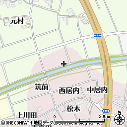 徳島県阿南市七見町久保周辺の地図