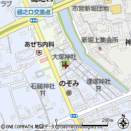 大塚神社周辺の地図