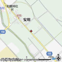 愛媛県西条市安用837周辺の地図