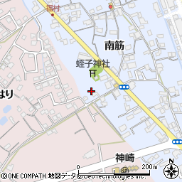 徳島県阿南市福村町南筋178周辺の地図