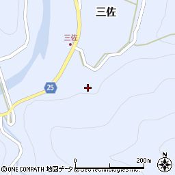 和歌山県日高郡日高川町三佐411周辺の地図