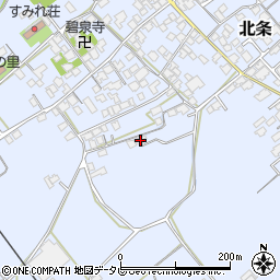愛媛県西条市北条498-2周辺の地図