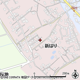 徳島県阿南市畭町新はり周辺の地図