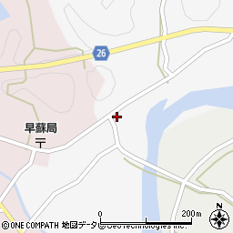 和歌山県日高郡日高川町早藤88周辺の地図