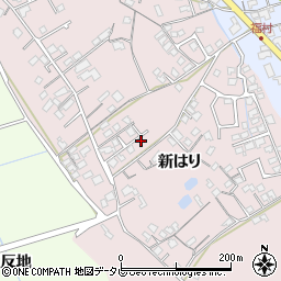 徳島県阿南市畭町（新はり）周辺の地図