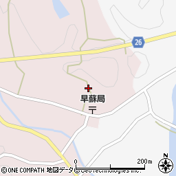和歌山県日高郡日高川町玄子周辺の地図
