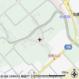 愛媛県西条市安用960周辺の地図