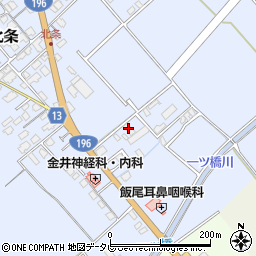 東亜産業株式会社西条営業所周辺の地図