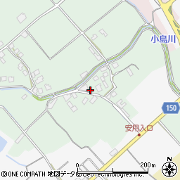 愛媛県西条市安用967周辺の地図