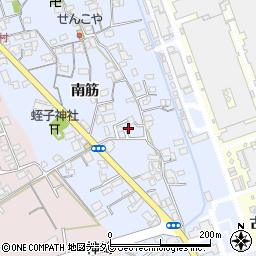 徳島県阿南市福村町南筋94周辺の地図