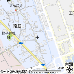 徳島県阿南市福村町南筋93-5周辺の地図