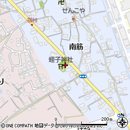 徳島県阿南市福村町南筋16-1周辺の地図