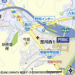 カルフール黒川Ｂ周辺の地図