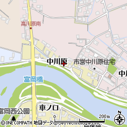 徳島県阿南市富岡町中川原周辺の地図