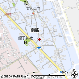 徳島県阿南市福村町南筋103周辺の地図