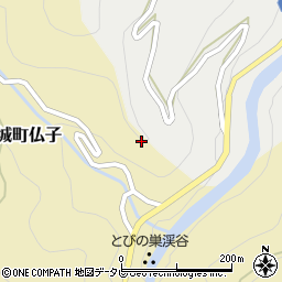 〒779-5326 徳島県三好市山城町仏子の地図