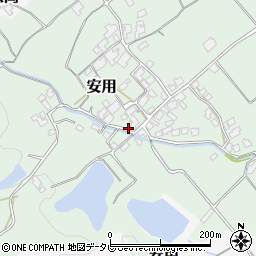 愛媛県西条市安用296-1周辺の地図