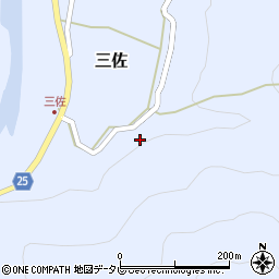 和歌山県日高郡日高川町三佐396周辺の地図