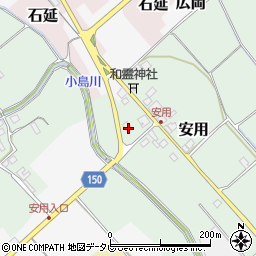 愛媛県西条市安用845周辺の地図