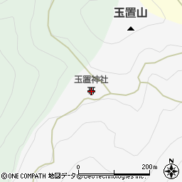 玉置神社周辺の地図