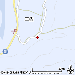 和歌山県日高郡日高川町三佐397周辺の地図