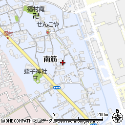 徳島県阿南市福村町南筋47周辺の地図