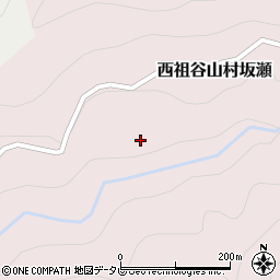徳島県三好市西祖谷山村坂瀬50周辺の地図