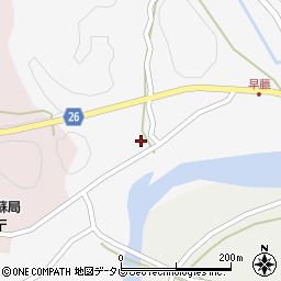 和歌山県日高郡日高川町早藤104周辺の地図